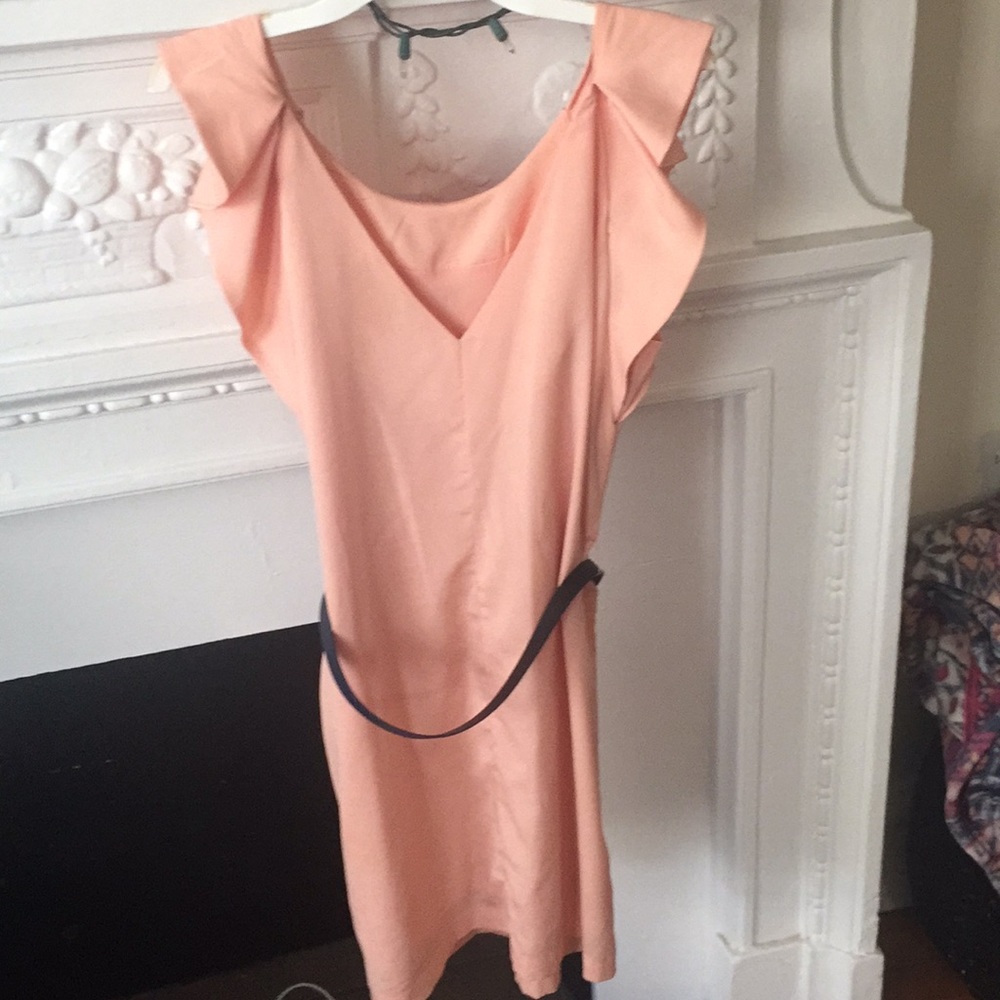 Flutter sleeve mini dress